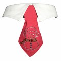 Snowman Crystal Collar: Dogs Pet Apparel Bandanas 