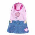 Lollipop Denim Dress: Pet Boutique Products