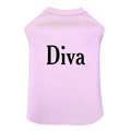 Diva - Dog Tank: Dogs Pet Apparel 