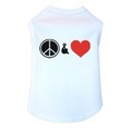 Peace & Love - Dog Tank