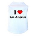 I Love Los Angeles- Dog Tank: Dogs Pet Apparel 