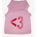 Dog T shirt <3 (heart): Dogs Pet Apparel T-shirts 