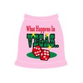 What Happens In Vegas - Dog Tank: Dogs Pet Apparel Tanks 