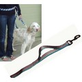 Patterned Nylon Hands Free Leash: Dogs Collars and Leads Nylon, Hemp & Polly 