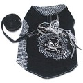 Punk Rock Skull & Crossbones Harness: Dogs Pet Apparel 