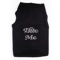 Bite Me Rhinestone Doggy Tank: Dogs Pet Apparel Vests 