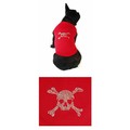 Skull & Crossbones Swarovski Crystal Doggy Tank: Dogs Pet Apparel Tanks 