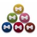 Crochet Bone Ball - 6 Pack<br>Item number: TYCRBLBO: Dogs Toys and Playthings 