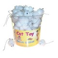 Faux Fur Crinkle Mouse Made in Canada<br>Item number: #SFM100