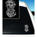 Dalmation Rhinestone Car Decal<br>Item number: DD-2051: Dogs Gift Products 