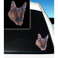 German Shepherd Rhinestone Car Decal<br>Item number: DD-C109
