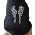 Angel Wings Rhinestone Dog Tank Top: Dogs Pet Apparel Coats 