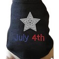 July 4th Dog T-shirt: Dogs Pet Apparel 