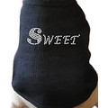 Sweet Rhinestone Dog T-shirt: Dogs Pet Apparel Coats 