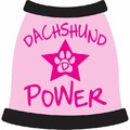 Dachshund Power: Dogs Pet Apparel 