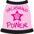 Dachshund Power: Dogs Pet Apparel Tanks 