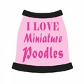 I Love Poodles: Dogs Pet Apparel 