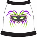 Mardi Gras Mask 4 Dog T-Shirt: Dogs Pet Apparel T-shirts 