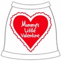 Mommy's Little Valentine Dog T-Shirt: Dogs Holiday Merchandise Valentines Day Themed Items 