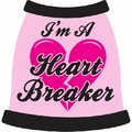 I'm A Heartbreaker Dog T-Shirt: Dogs Pet Apparel 