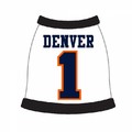 Denver 1 Dog T-Shirt: Dogs Pet Apparel T-shirts 