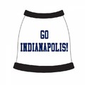 Go Indianapolis Dog T-Shirt: Dogs Pet Apparel T-shirts 