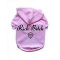 Rich Bitch- Dog Hoodie: Dogs Pet Apparel 