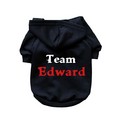 Team Edward- Dog Hoodie: Dogs Pet Apparel 