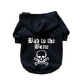 Bad to the Bone- Dog Hoodie: Dogs Pet Apparel Tanks 