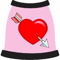 Valentine Arrow #2 Dog T-Shirt: Dogs Pet Apparel T-shirts 