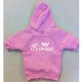 Rhinestone Doggie Hoodies - Princess: Dogs Pet Apparel T-shirts 