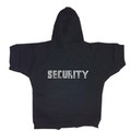 Rhinestone Doggie Hoodies - Security: Dogs Pet Apparel 