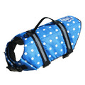 Blue Polka Dog Life Vest: Dogs Pet Apparel 