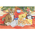 Cats-Under the Tree<br>Item number: C963: Cats