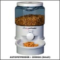 Autopetfeeder - Small (Light Gray) (Nylon and PP Plastic)<br>Item number: 2000GS: Cats Bowls and Feeding Supplies Feeders 