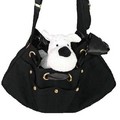 Studded Messenger: Dogs Travel Gear General Carriers 