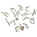 Letter Charms (5/pk) - Silver: Pet Boutique Products