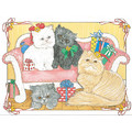 Cats-Persian Note Cards #1<br>Item number: N470B: Cats