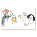 Birthday Invitations Cat<br>Item number: I827B
