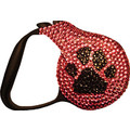 SWAROVSKI RETRACTABLE LEASH - CAVIAR