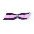 Brown/Pink Stripe Barrette<br>Item number: 01053610: Dogs Pet Apparel 