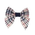 Tan Plaid w/ Tails Barrette<br>Item number: 10054311: Pet Boutique Products