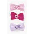 Crystal Flower Bows Barrettes: Discounted Items