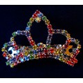 RAINBOW PRIDE CRYSTAL TIARA FUR BARRETTE<br>Item number: JR-007: Dogs Gift Products 