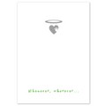 Pet Sympathy Card - Gray Heart Halo<br>Item number: DS2-02CONDOL