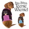 ITZY BITZY TEENIE WIENIE Canine Tank: Dogs Pet Apparel 