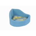 PLAID CORNER BED - 12.5"L x 12"W x 10"H