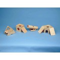 PLAY/HIDE-A-WAY WOOD TOYS - For Fun & Exercise!: Small animals