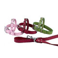 Leather Saddle Stitch Collar: Pet Boutique Products