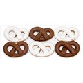 Pretzels-Carob & Yogurt Dipped<br>Item number: 00030: Made in the USA